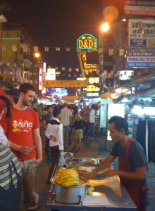 pancake stand at khao san road
