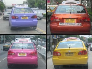 Thailand happy taxis