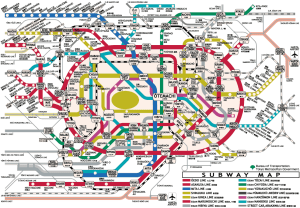 Tokyo subway map
